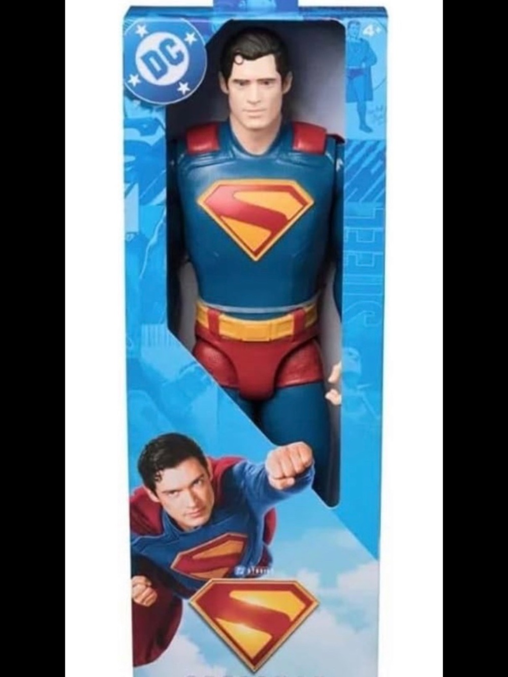 adidas Blue Red Superman Action Figure - Picture 2 of 3